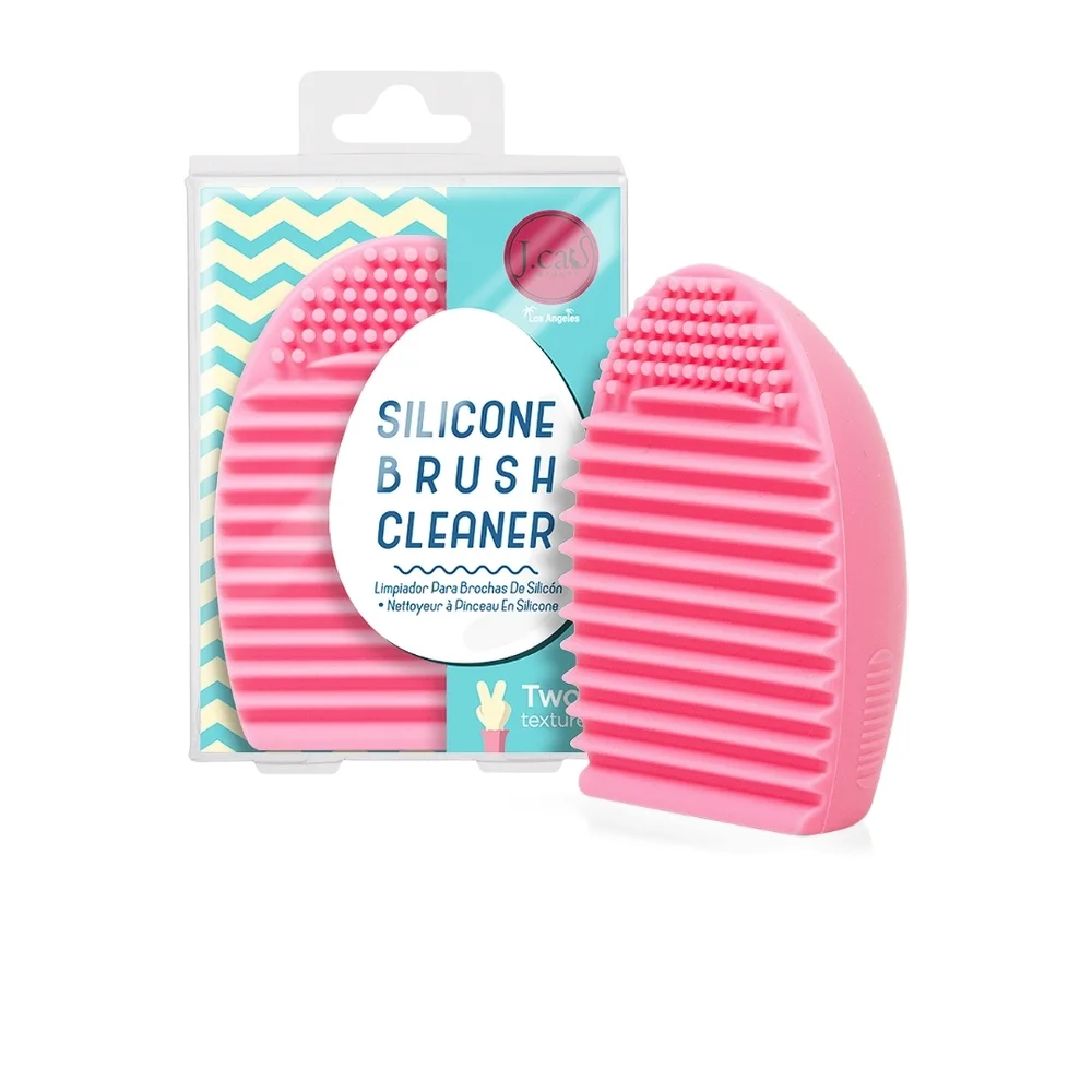 NIB JCat Beauty Pink Silicone Brush Cleaner